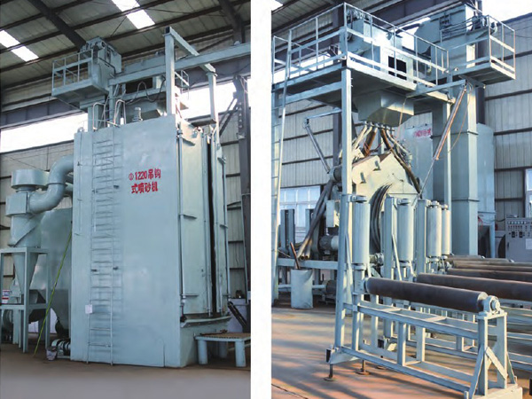 Large diameter vertical sand blasting machine/Large diameter horizontal sand blasting machine