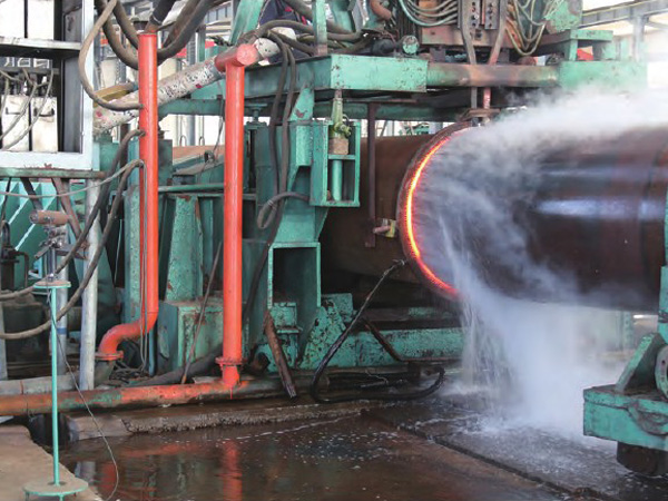 Medium frequency bending and simmering machine